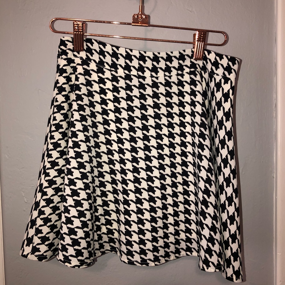 Black and white skirt